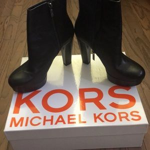 Michael Kors platform ankle boots